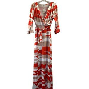 Locryz Women's Stripped Long Dress